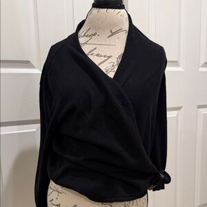 Nic & Zoe Black Women's Wrap Sweater